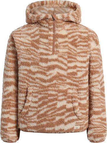 Billabong Girls' Half-Zip Sherpa Fleece Sweatshirt, Soft & Comfortable Hoodie, Regular Fit in Saudi Arabia