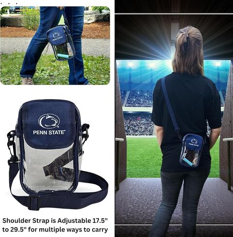 Mini Stadium Bag-Pouch Crossbody Cross Pouch Cross-Pouch-ألعاب ، التخرج ، الحفلات الموسيقية-NCAA Security معتمدة in Kuwait