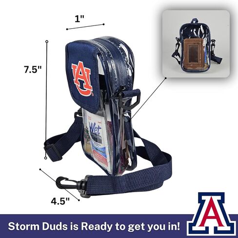 Mini Stadium Bag-Pouch Crossbody Cross Pouch Cross-Pouch-ألعاب ، التخرج ، الحفلات الموسيقية-NCAA Security معتمدة in Kuwait