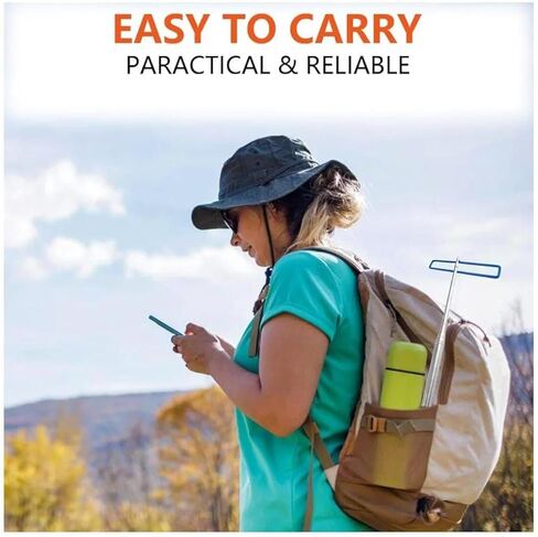 MD 5 in 1 Extendable Disc Golf Retriever. (16FT) Telescopic Disc Golf Retriever Durable Stainless Steel Frame,Multi-Hook Grabber with Carry Bag, Disc Golf Accessories for Tree Bushes & Water. in Kuwait