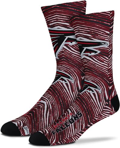 Zubaz By For Bare Feet NFL Zubified Adult Large Dress Socks in Saudi Arabia