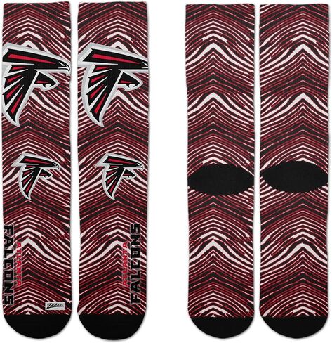 Zubaz By For Bare Feet NFL Zubified Adult Large Dress Socks in Saudi Arabia