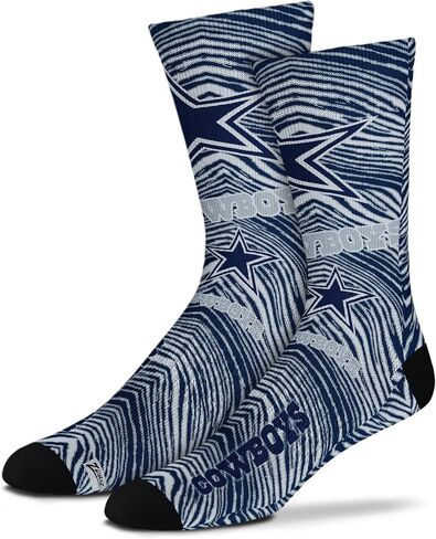Zubaz by for bare feet nfl zubified alual scars socks in Kuwait