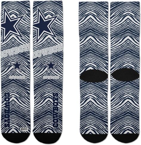 Zubaz by for bare feet nfl zubified alual scars socks in Kuwait