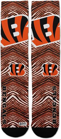 Zubaz by for bare feet nfl zubified alual scars socks in Kuwait