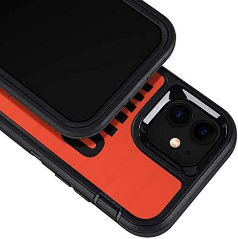 Skinit Decal Phone Skin Compatible with OtterBox Defender Pro Case for iPhone 12 - Officially Licensed NFL Cincinnati Bengals Team Motto Design in Saudi Arabia