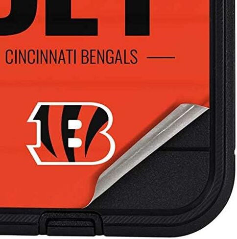 Skinit Decal Phone Skin Compatible with OtterBox Defender Pro Case for iPhone 12 - Officially Licensed NFL Cincinnati Bengals Team Motto Design in Saudi Arabia