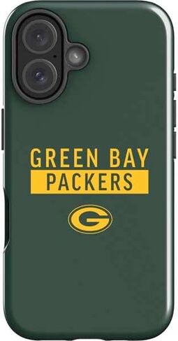 Skinit Impact Phone Case Compatible with iPhone 16 - Officially Licensed NFL Green Bay Packers Double Vision Design in Saudi Arabia