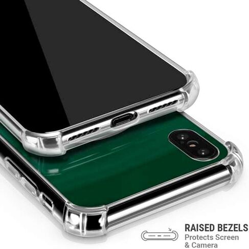 Skinit Clear Phone Case Compatible with iPhone X/XS - Officially Licensed NFL New York Jets Design in Saudi Arabia
