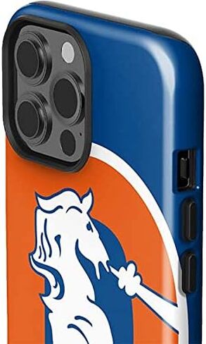 Skinit Impact Phone Case Compatible with iPhone 13 Pro Max - Officially Licensed NFL Denver Broncos Retro Logo Design in Saudi Arabia