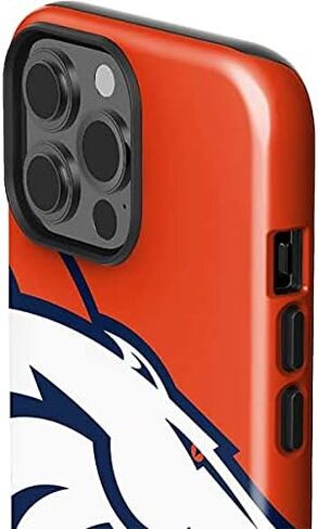 Skinit Impact Phone Case متوافق مع iPhone 13 Pro Max - تصميم شعار NFL Denver Broncos المرخص رسميًا in Kuwait