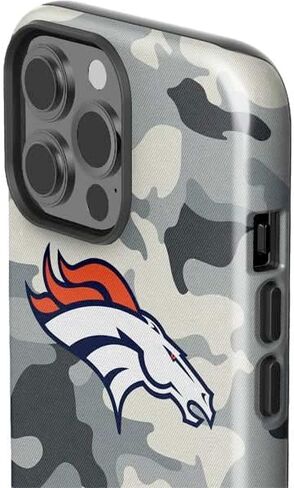 Skinit Impact Phone Case Compatible with iPhone 13 Pro Max - Officially Licensed NFL Denver Broncos Retro Logo Design in Saudi Arabia