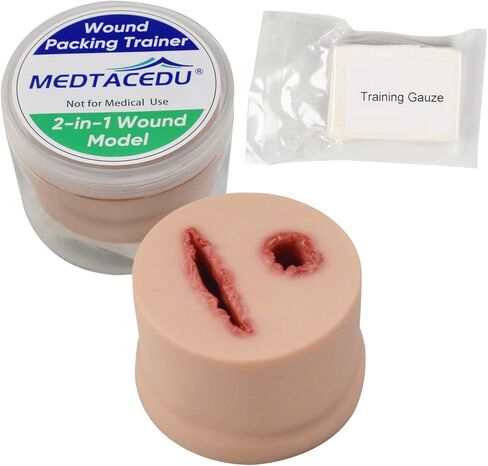 2 في 1-1 في -1 جروح ، مدرب مهام التعبئة ، ومدرب طقم التحكم في النزيف ، توقف عن مجموعة نزيف الممارسة للتعليم الطبي ، وممارسة الطوارئ الإسعافات الأوقية ، والصدمة العسكرية in Kuwait