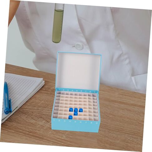 Pretyzoom 81Grid Tube Box Storage MicrocentRifuge Tube Rack Easy لاستخدام حامل in Kuwait