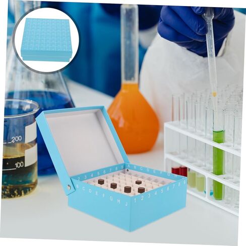 Pretyzoom 81Grid Tube Box Storage MicrocentRifuge Tube Rack Easy لاستخدام حامل in Kuwait