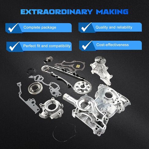 Engine Timing Chain Kit Fits for 2002-2008 CR-V 2.4L, for 2007 Accord 2.4L L4 EX LX SE DOHC K24Z1 K24A1 Engine Replace# TK4041 TS21831 TS21831 9-0711S CPW5692 in Saudi Arabia