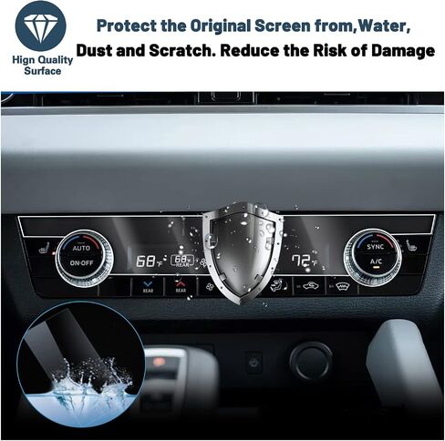 Ruiya 2025 Jetta Screen Protector for VW Jetta 8" & Air Conditioner Touch VW Jetta 2025 Accessories 9HD Tempered Glass Compatible with 2025 VW Jetta S/SE/SEL/R-Line(3PCS/Sets) in Saudi Arabia