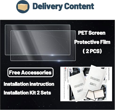 Ruiya 2025 Jetta Screen Protector for VW Jetta 8" & Air Conditioner Touch VW Jetta 2025 Accessories 9HD Tempered Glass Compatible with 2025 VW Jetta S/SE/SEL/R-Line(3PCS/Sets) in Saudi Arabia