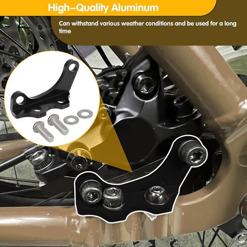 AUTOVIC Disc Brake Frame Adapter Kit Aluminum Converts 22mm Hayes to I.S. 51mm US in Saudi Arabia