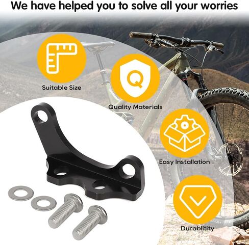 AUTOVIC Disc Brake Frame Adapter Kit Aluminum Converts 22mm Hayes to I.S. 51mm US in Saudi Arabia