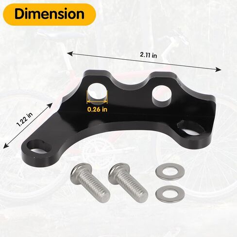 AUTOVIC Disc Brake Frame Adapter Kit Aluminum Converts 22mm Hayes to I.S. 51mm US in Saudi Arabia