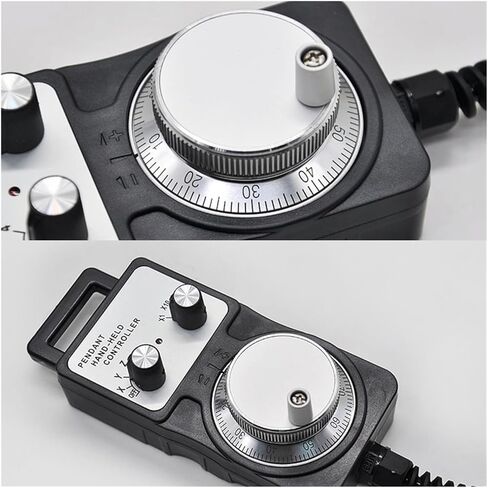 CNC Pulse Generator Handwheel CNC Pulser Handwheel 5/12/24V 4/6Pin Pulse 100 Manual Pulse Generator Hand Wheel CNC Machine 60mm Rotary Encoder (Size : 24V-4Pin-100PPR, Color : 60mm) in Kuwait