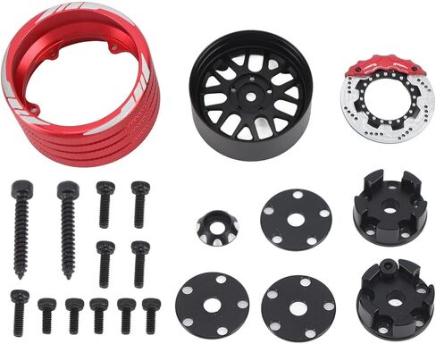 Vgeby Metal RC Handwheel ، جهاز التحكم عن بُعد عجلات Aluminy Alumoy RC Wheel for Sanwa لـ NB4 لسيارة RC (النوع C) in Saudi Arabia
