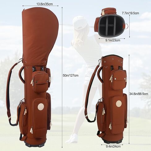 Golf Cart Bag, Top 5 Way Organizer Divider, Waterproof Golf Bag, 6 Storage Pockets，with Comfort Handles, Rain Cover in Saudi Arabia