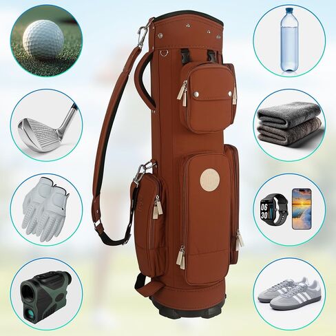 Golf Cart Bag, Top 5 Way Organizer Divider, Waterproof Golf Bag, 6 Storage Pockets，with Comfort Handles, Rain Cover in Saudi Arabia