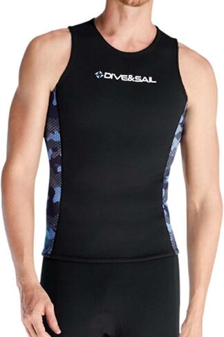 Women Men Wetsuit Vest Surfing Tops Water Sports Swimsuit Wet Suit Vest Jacket Diving Sleeveless Vest for Canoeing Swimming in Saudi Arabia