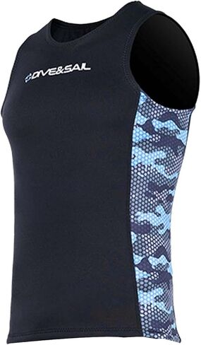 Women Men Wetsuit Vest Surfing Tops Water Sports Swimsuit Wet Suit Vest Jacket Diving Sleeveless Vest for Canoeing Swimming in Saudi Arabia