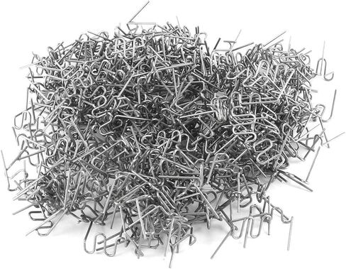 500pcs مصدات السيارة لحام البلاستيك لحام اللحام بلاستيكي الأزرار المظهر المظهر المظهر إصلاح الجهاز إصلاح الأمواج المسبقة المعيارية الدليل الدليل القوي على (0.8 مم موجات صغيرة) in Saudi Arabia