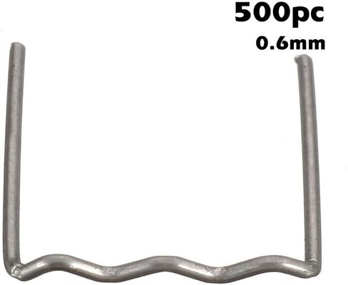 500pcs مصدات السيارة لحام البلاستيك لحام اللحام بلاستيكي الأزرار المظهر المظهر المظهر إصلاح الجهاز إصلاح الأمواج المسبقة المعيارية الدليل الدليل القوي على (0.8 مم موجات صغيرة) in Saudi Arabia
