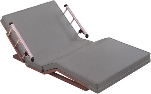 Household Electric Auxiliary Bed with Backrest and Guardrail Nursing Elderly Pregnant Women Automatic Lifting Mattress (Gray Latex pad) in Saudi Arabia