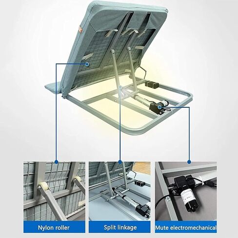 Elderly Electric Auxiliary Nursing Bed Backrest, Household Paralyzed Patients Electric Aided Assist Mattress, Automatic Lifting Nursing Mattress, for Neck Head and Waist Support in Saudi Arabia