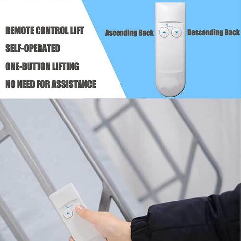 Elderly Electric Auxiliary Nursing Bed Backrest, Household Paralyzed Patients Electric Aided Assist Mattress, Automatic Lifting Nursing Mattress, for Neck Head and Waist Support in Saudi Arabia