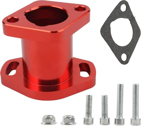 واجهة المكربن ​​للدراجات النارية ، مشعب أنابيب السحب العالمي CNC لـ Mikuni VM22 PZ19 PZ26 CARB Accessories CARB PIPEL PIPOLD ARID PIK PIKE ADAPTER (RED) in Kuwait