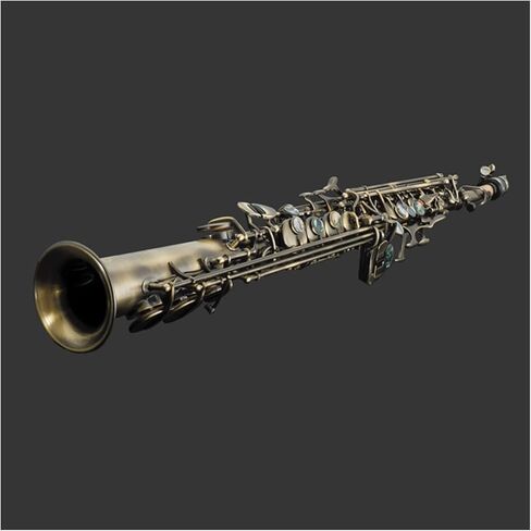 B-flat ساكسفون النحاس الأخضر البرونزي اللون الأساسي اللؤلؤ المفاجئ الطالب المنحوت بالكامل ساكسفون المبتدئين in Kuwait