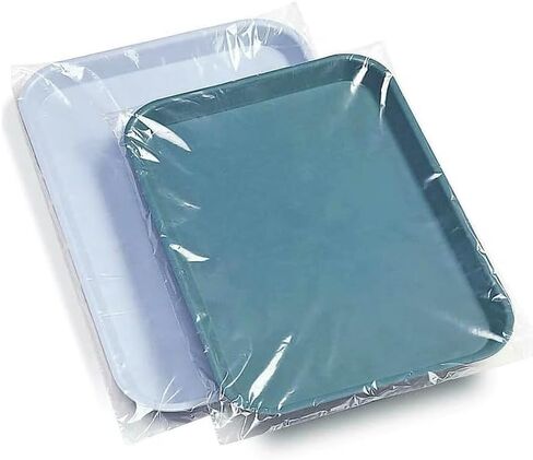 500 Pcs Disposable Clear Dental Plastic Tray Cover Ritter Size B 10.5" x 14" Medical Size B Tray Covers in Saudi Arabia