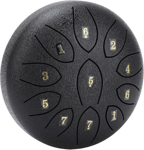 Acouto Steel Tongue for Outdoor Garden, 6-Inch 11 Tones Rain, Interactive and Aesthetic Percussion Instrument (Purple) in Saudi Arabia