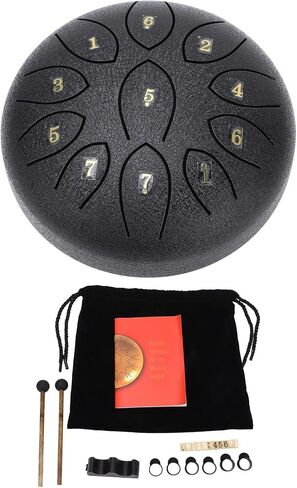 Acouto Steel Tongue for Outdoor Garden, 6-Inch 11 Tones Rain, Interactive and Aesthetic Percussion Instrument (Purple) in Saudi Arabia