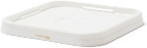 3.5 Gallon Square Bucket with Lid & Plastic Handles, Food Storage Pail, Heavy Duty & Durable in Saudi Arabia
