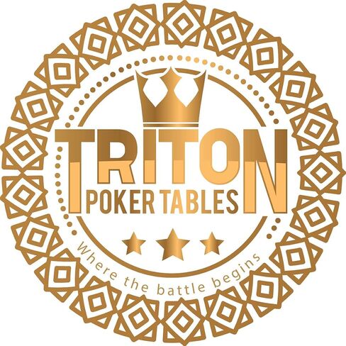 Triton Premium Portable Poker Table Mat 10 Player Blue - Multi-Spandex Fabric Rubber Portable Poker Game Mat with Zippered Oxford Fabric Carry Bag - 80" L x 38" W in Saudi Arabia