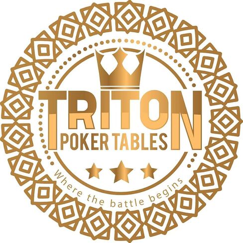 Triton Premium Portable Poker Table Mat 10 Player Blue - Multi-Spandex Fabric Rubber Portable Poker Game Mat with Zippered Oxford Fabric Carry Bag - 80" L x 38" W in Saudi Arabia