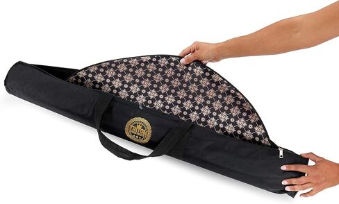 Triton Premium Portable Poker Table Mat 10 Player Blue - Multi-Spandex Fabric Rubber Portable Poker Game Mat with Zippered Oxford Fabric Carry Bag - 80" L x 38" W in Saudi Arabia