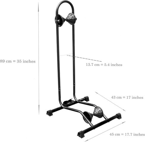 BikeHand Bike Floor Stand Parking Rack Stand - for 24"-29" Mountain MTB & Road Bikes Bicycles Indoor Outdoor Garage Storage - Fat Bike for 1 Bike in Saudi Arabia