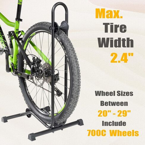 BikeHand Bike Floor Stand Parking Rack Stand - for 24"-29" Mountain MTB & Road Bikes Bicycles Indoor Outdoor Garage Storage - Fat Bike for 1 Bike in Saudi Arabia