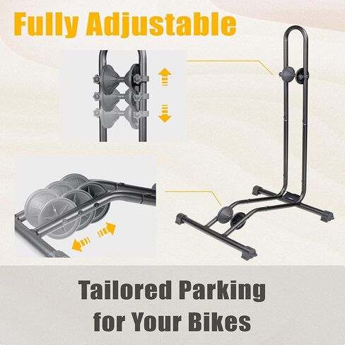 BikeHand Bike Floor Stand Parking Rack Stand - for 24"-29" Mountain MTB & Road Bikes Bicycles Indoor Outdoor Garage Storage - Fat Bike for 1 Bike in Saudi Arabia