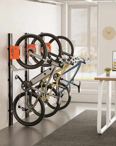 Montek Officatic Lift ebike Rack-يناسب إطارات 24-29 "، رف الجدار الرأسي الشاق للدراجات (تصل إلى 71 رطلاً)-رفع الجهد ، وتثبيت سهلة-تخزين لتوفير الفضاء للمرآب ، سقيفة ، بو ، بو in Saudi Arabia