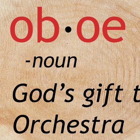 CafePress Oboe Def Light Rustic Wood Ornament, 3"x3.25" in Saudi Arabia